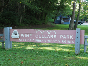 Wine Cellar Park Sign
